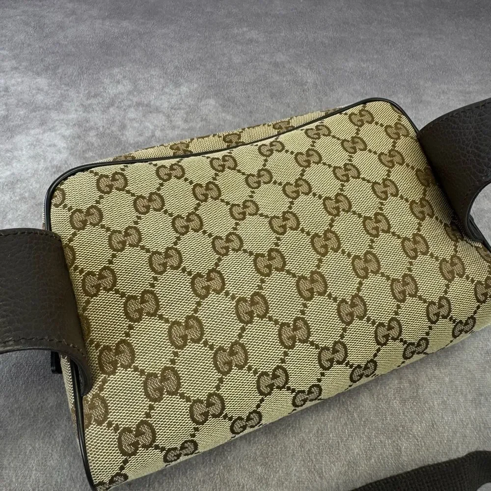 Gucci Beige/Brown GG Supreme Canvas Waist Bag